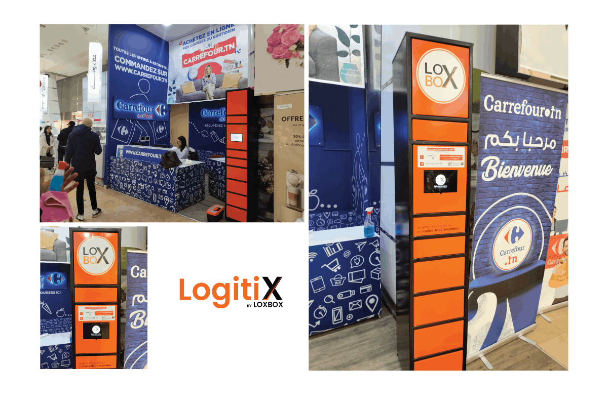 Carrefour Smart Locker - Carrefour Consigne Pickup Casiers intelligents